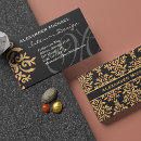 Search for damask monogram business cards Designer