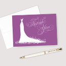 Search for purple bridal thank you cards Lavender
