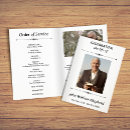 Search for man funeral programs Memorial service