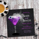 Search for boos and booze halloween invitations Modern