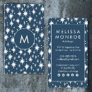 Search for starry business cards Stars