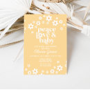 Search for peace love invitations Retro