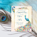 Search for peacock engagement party invitations Budget