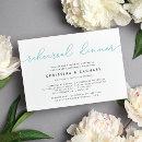 Search for turquoise rehearsal dinner invitations Elegant