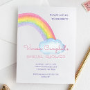 Search for rainbow bridal shower invitations Pink