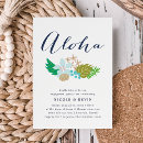 Search for hawaiian engagement party invitations Tropical flowers