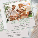 Search for seasonal moving announcement cards New address