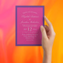 Search for vibrant invitations Purple