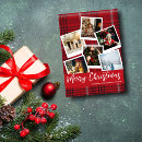 Search for red plaid christmas cards Typography
