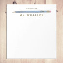 Search for teacher notepads A note from