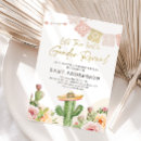 Search for cactus gender reveal invitations Baby shower