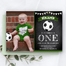 Search for soccer 1st birthday invitations Outdoor