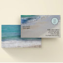 Search for beach scene business cards Travel agency
