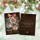 Search for rustic wood christmas cards Pine branches