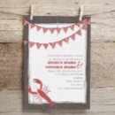 Search for ocean rehearsal dinner invitations Lobster
