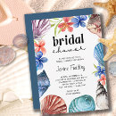 Search for seashell bridal shower invitations Ocean