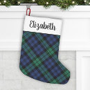 Search for tartan christmas stockings Rustic