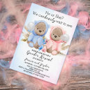 Search for boho gender reveal invitations Bear