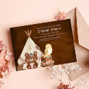Search for aztec birthday invitations Teepee