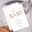 Search for oh baby invitations Rustic