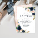 Search for peach christening invitations Floral