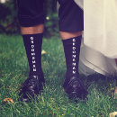 Search for groomsman socks Black