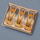 Search for vintage fox art Nouveau