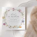 Search for customisable shower square invitations botanical