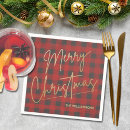 Search for holiday napkins Rustic