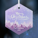 Search for crystal christmas tree decorations Purple