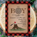 Search for lumberjack baby shower invitations Woodland