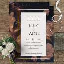 Search for vintage black and ivory wedding invitations Traditional