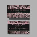 Search for zebra patterns business cards Stripes