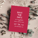 Search for magenta save the dates Calligraphy