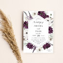 Search for white and purple wedding invitations Elegant