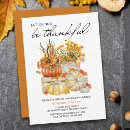 Search for eat drink be thankful invitations Friendsgiving dinner party