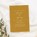 Search for mustard yellow invitations Elegant