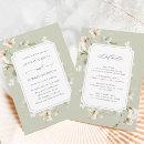 Search for blush and sage wedding invitations Watercolor