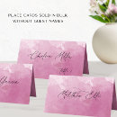 Search for unique place cards Watercolor