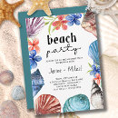 Search for beach engagement party invitations Summer