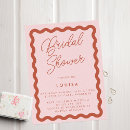 Search for whimsical bridal shower invitations Retro