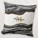 Search for agate cushions Gold glitter