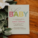 Search for neutral baby girl shower invitations Pink