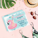 Search for flamingo sweet 16 invitations Pool party