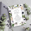 Search for anemone wedding invitations Modern