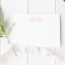 Search for pink note cards A note from