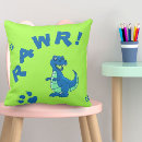 Search for kids dinosaur cushions Blue