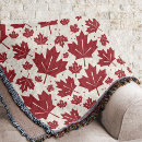 Search for canadian maple leaf blankets Pattern