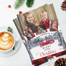 Search for red truck christmas cards Rustic