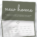 Search for change of address note cards New home